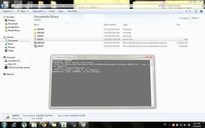 Python forex backtesting