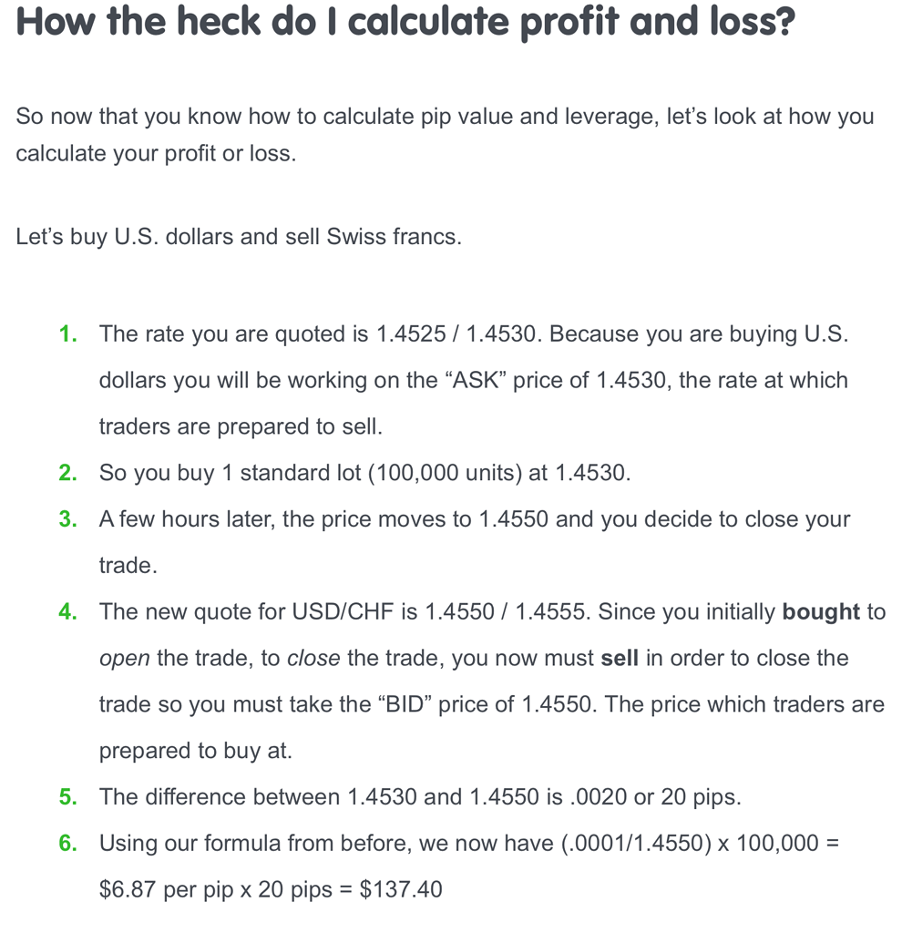 PreSchool profit / loss question Beginner Questions Forum