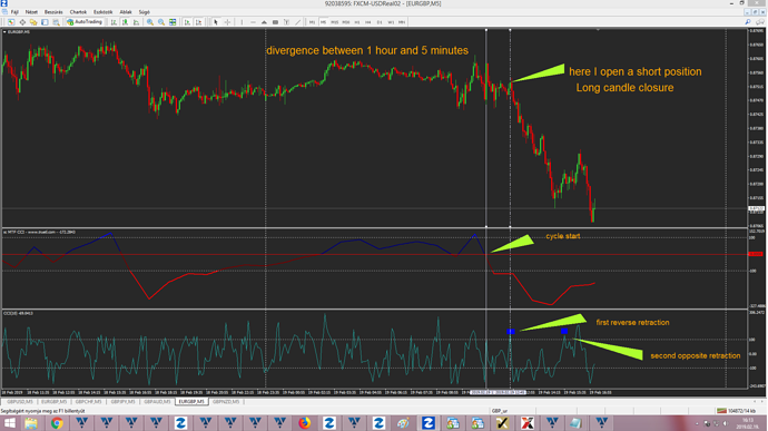 Cci divergence trading system