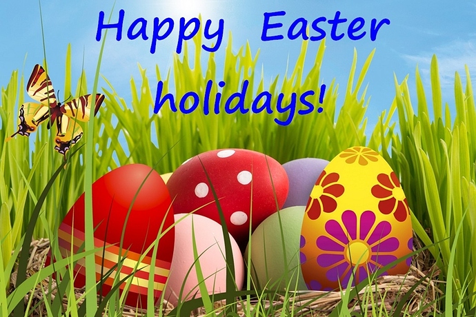 Happy Easter holidays
