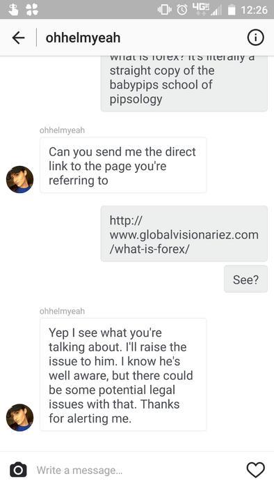 Global visionariez forex